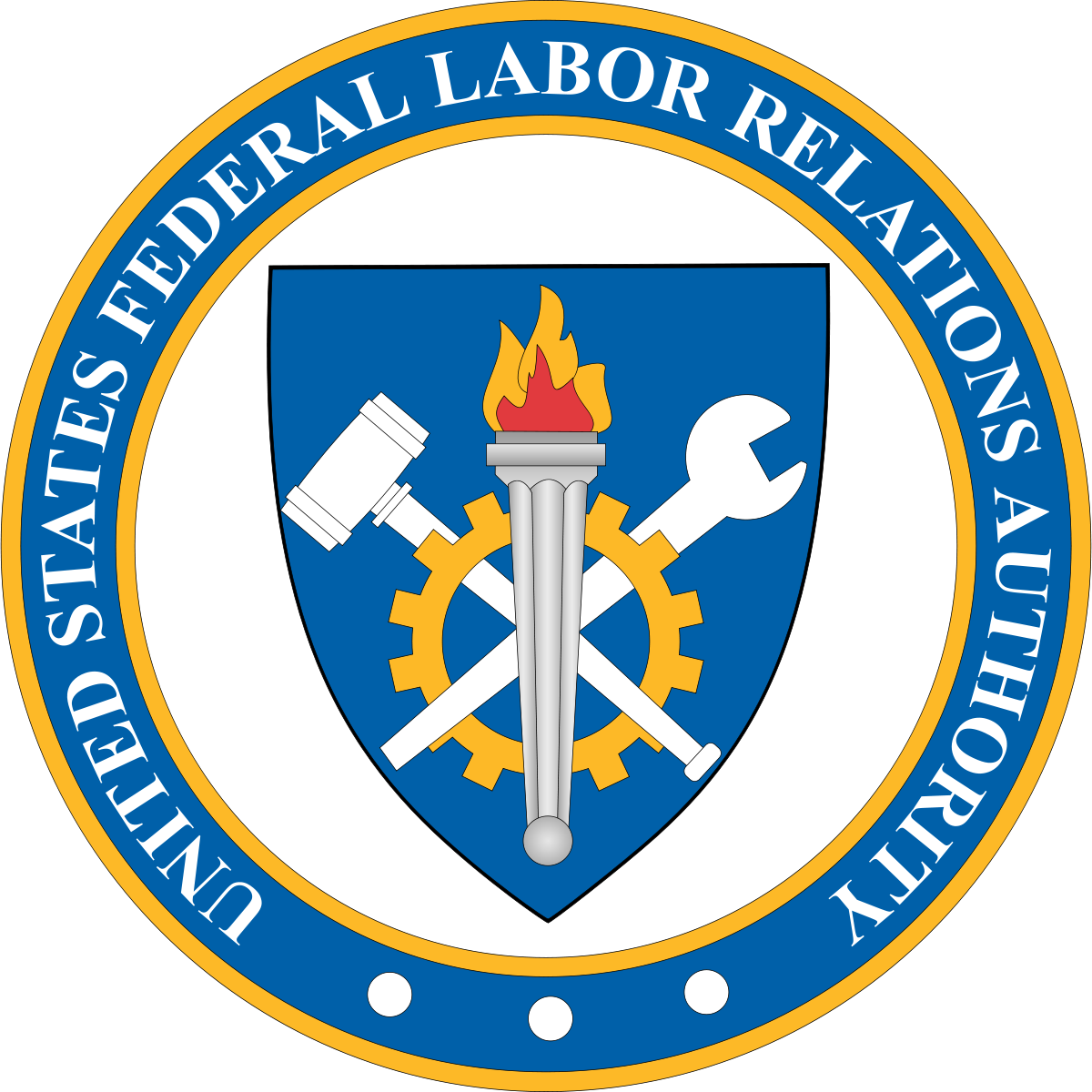 Official seal for the United States Federal Labor Relations Authority (FLRA)