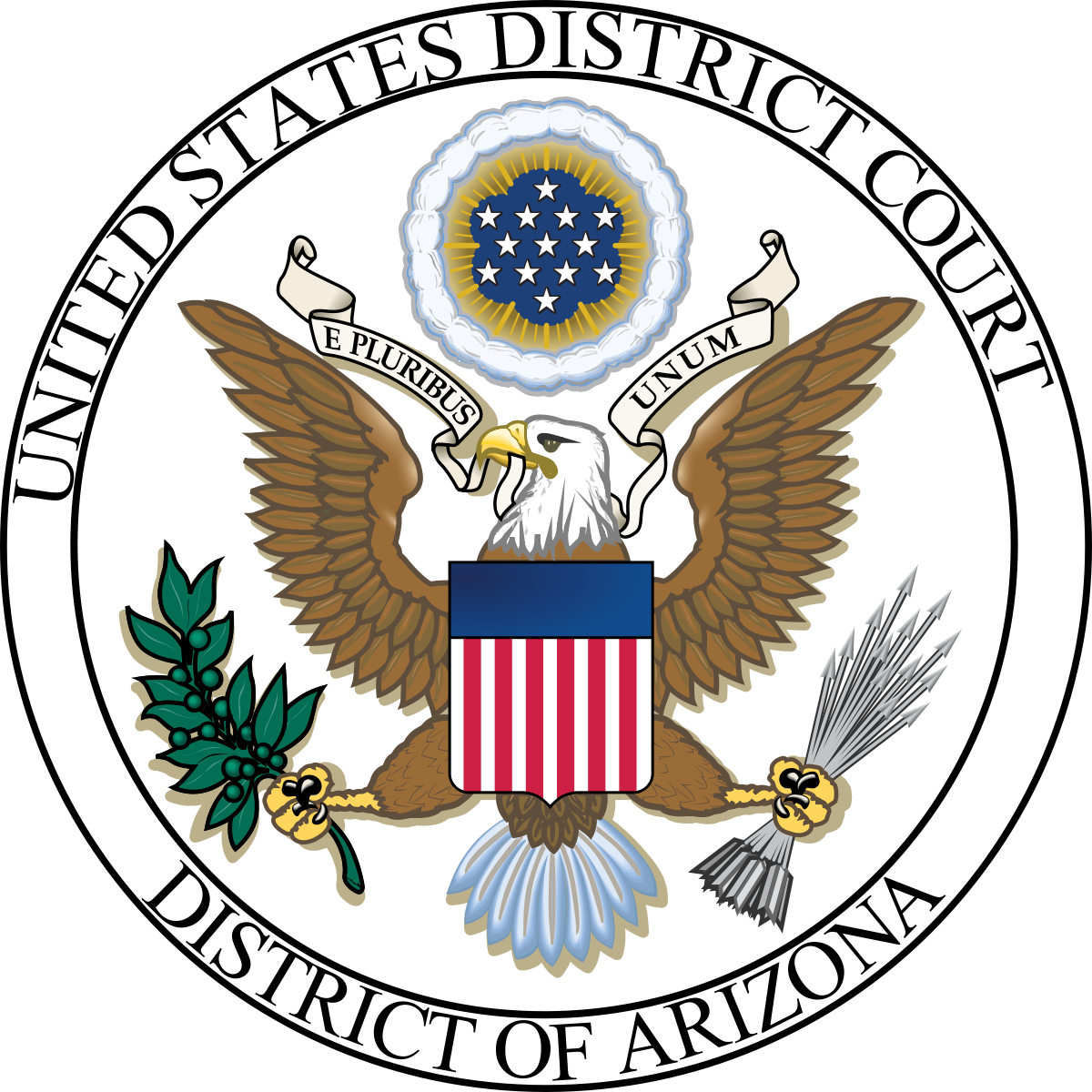 Official seal for the United States District Court of Arizona