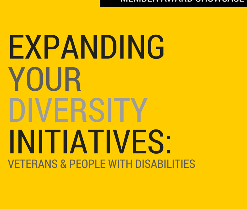 Expanding Your Diversity Initiative to Include Veterans and People with Disabilities