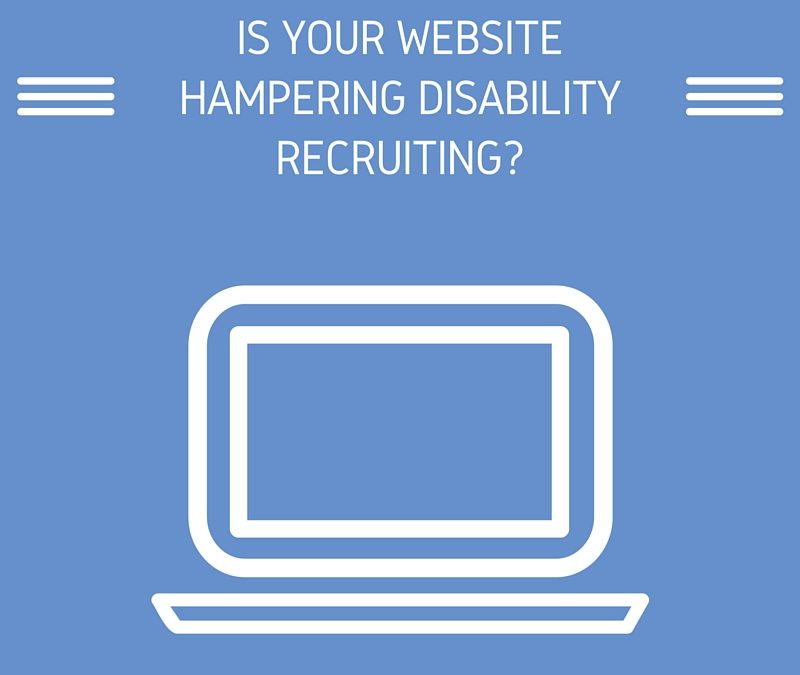 Is Your Website Hampering Disability Recruiting?
