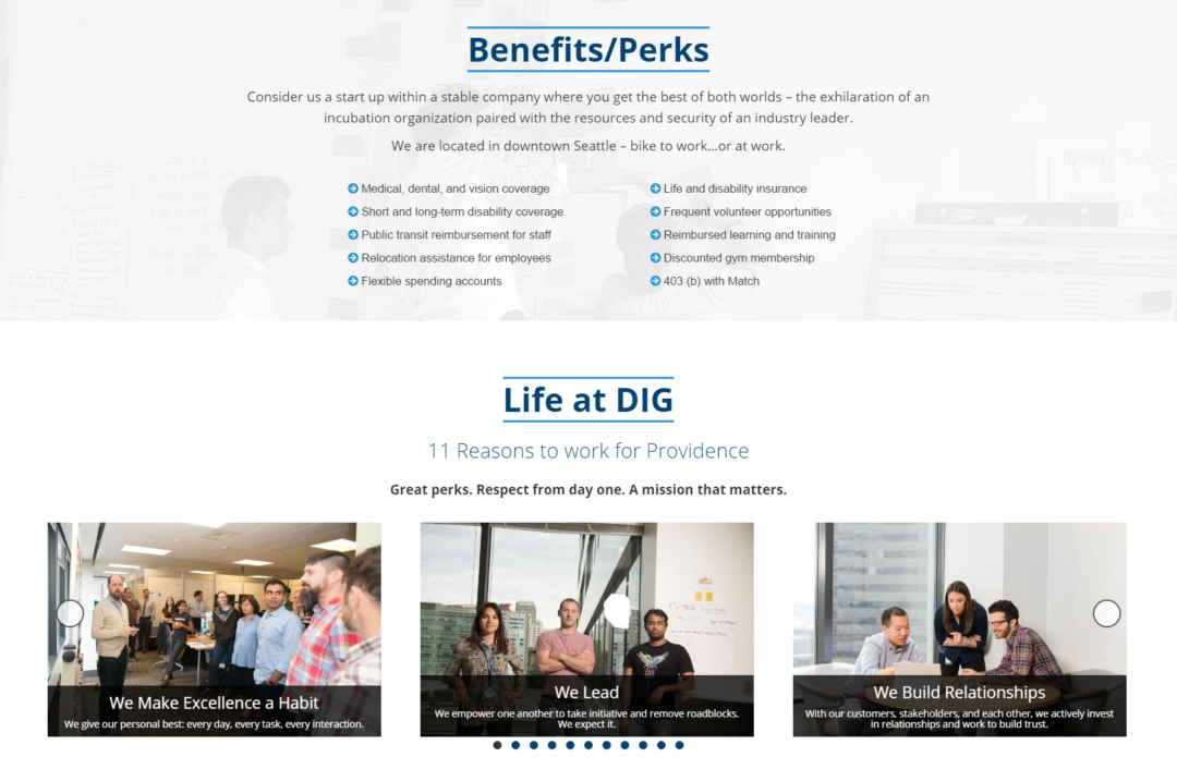 Providence Digital Innovation Group Recruitment Solutions to Attract a