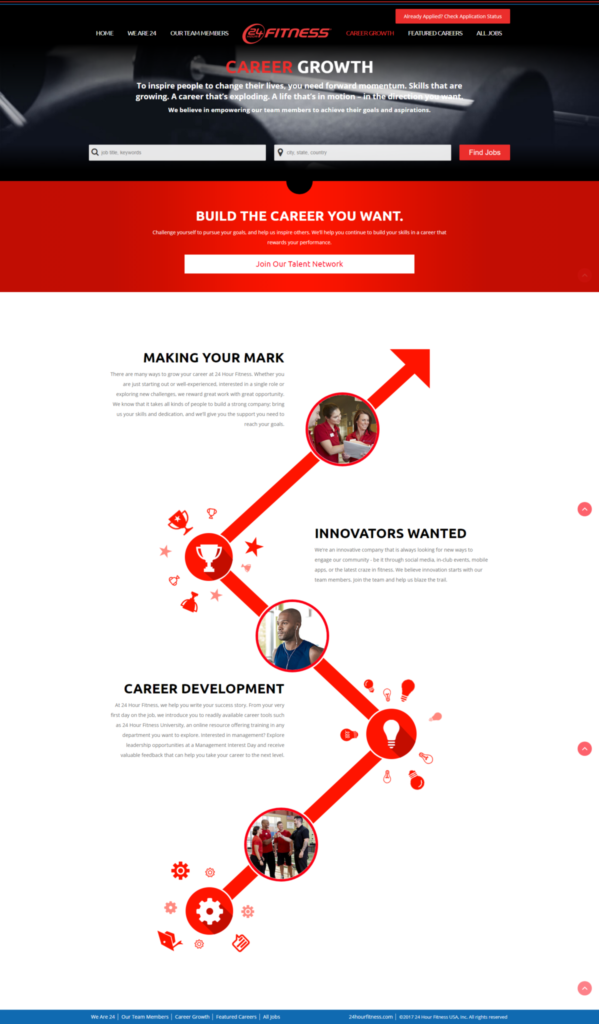 'Career Growth' Static Page