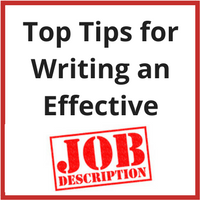 Top Tips for Writing an Effective Job Description