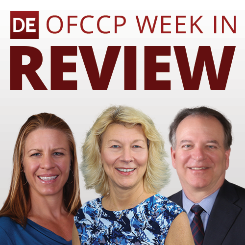 OFCCP Week In Review: April 2, 2018