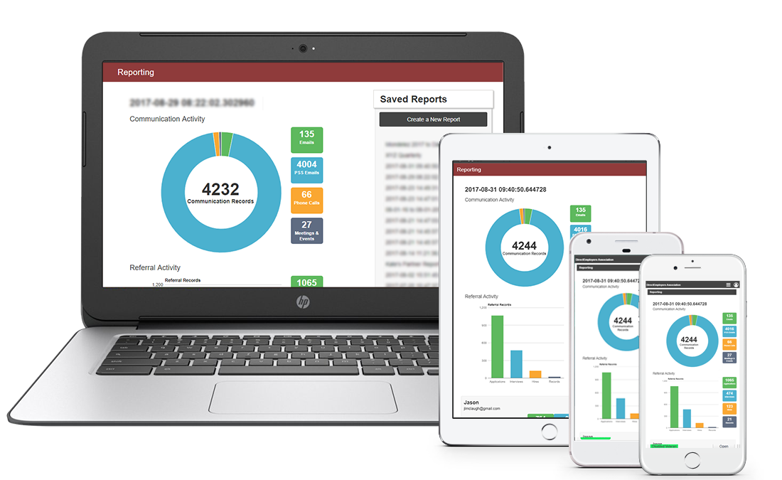 Example of PRM Reporting Data Preview for OFCCP Compliance
