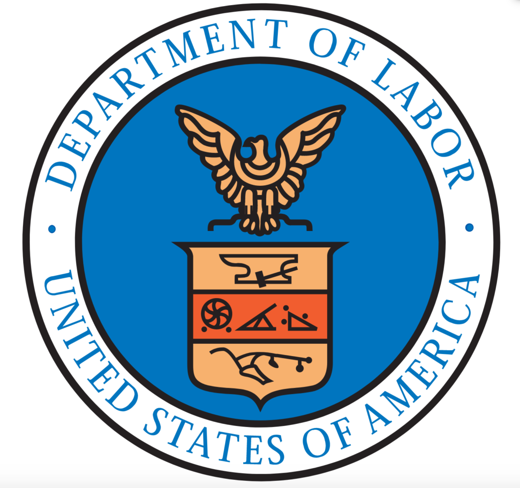 Official Seal for the U.S. Department of Labor