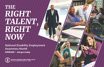 National Disability Employment Awaress Month 2019: 'The Right Talent, Right Now'