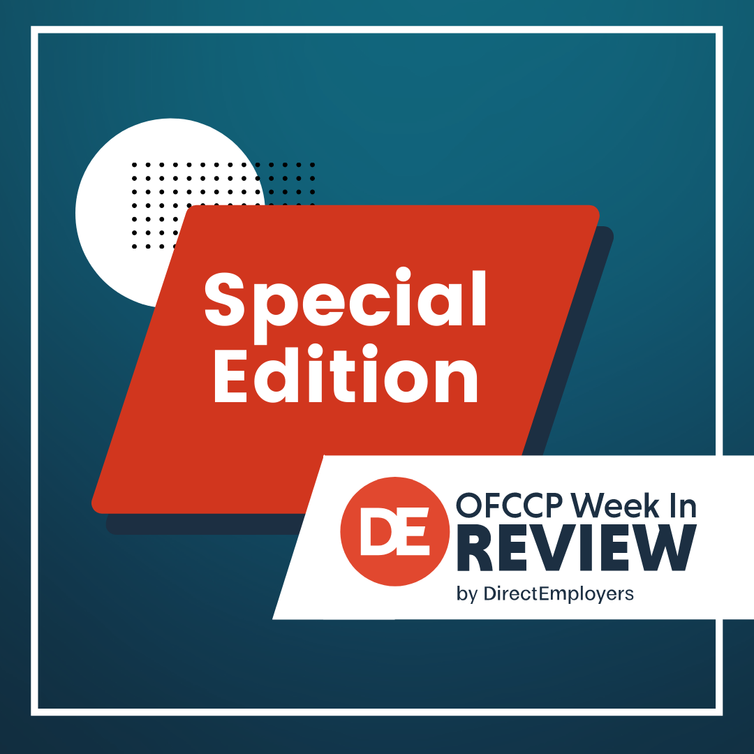 OFCCP Week in Review, Special Edition | DEAMcon22 Day One Recap •  DirectEmployers Association