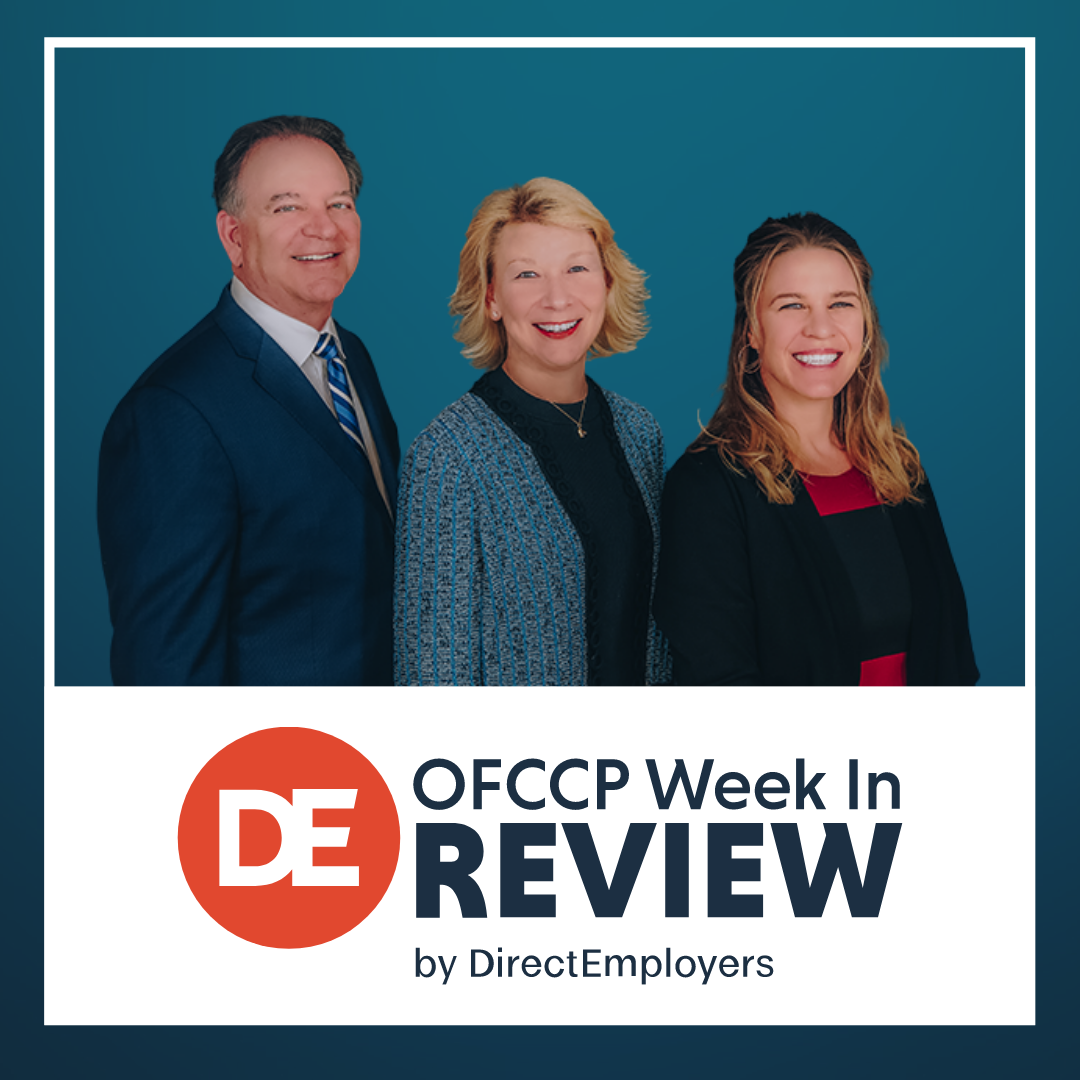 DE OFCCP Week In Review (WIR)