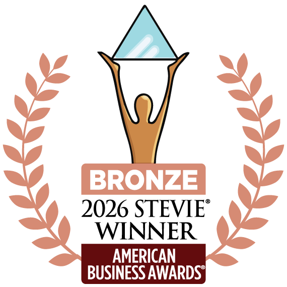 Bronze 2026 Stevie® Winner badge for the American Business Awards