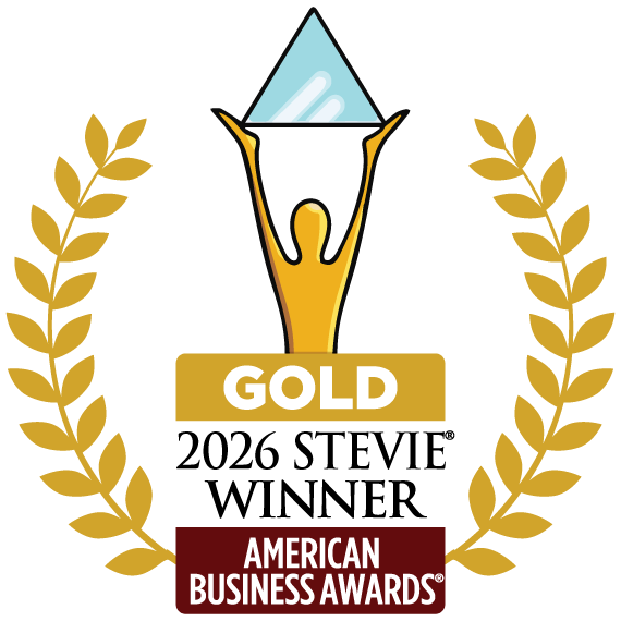 Gold 2026 Stevie® Winner badge for the American Business Awards