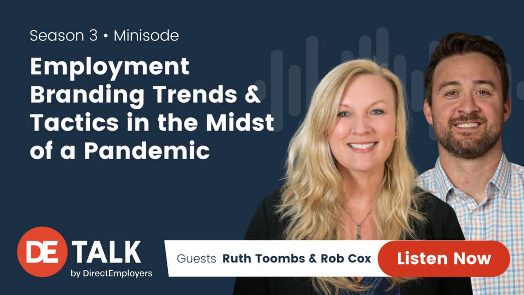 DE Talk | Employment Branding Trends & Tactics in the Midst of a Pandemic