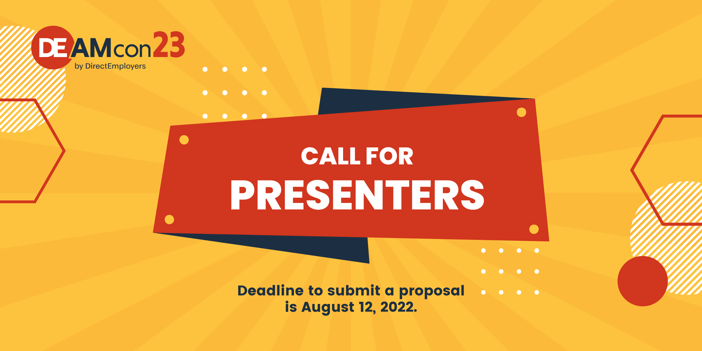 DEAMcon23 Call for Presenters | Deadline August 12, 2022