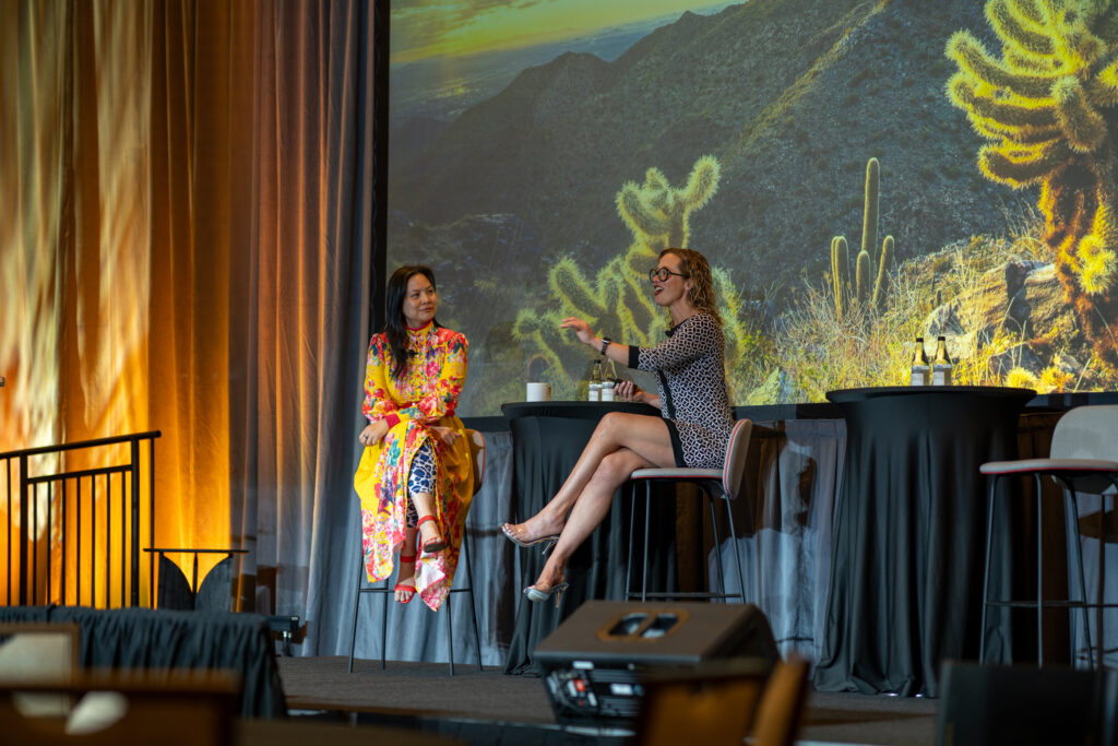 Margret Ling and Kendra Evans take the DEAMcon25 Stage