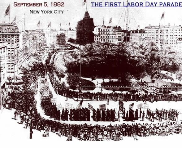 The first Labor Day holiday was celebrated on Tuesday, September 5, 1882, in New York City, in accordance with the plans of the Central Labor Union.