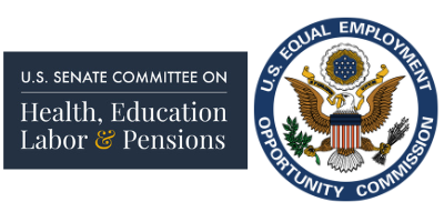 Official seal for the United States Health, Education, Labor & Pensions (HELP) Committee & the United States Equal Employment Opportunity Commission (EEOC)