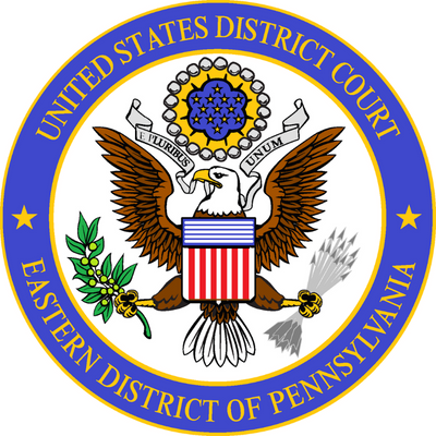 Official Seal for the US District Court, Eastern District Pennsylvania