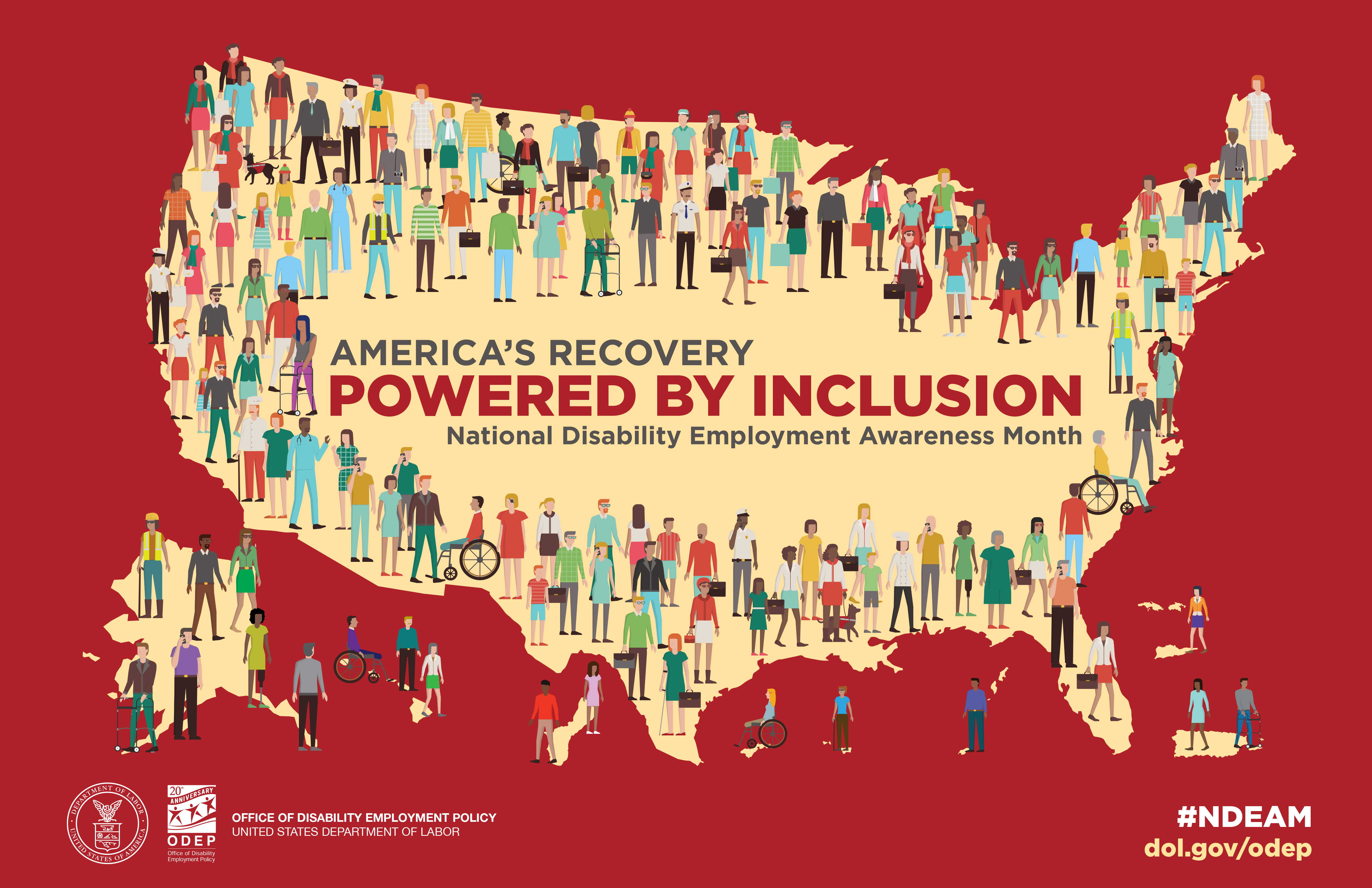 America's Recovery Powered by Inclusion #NDEAM