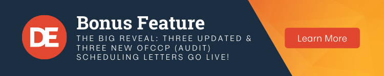 Bonus Feature: New Audit Scheduling Letters