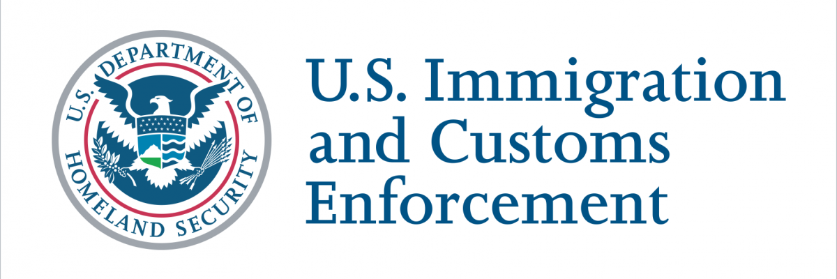 Official logo for U.S. Immigration and Customs Enforcement (ICE)