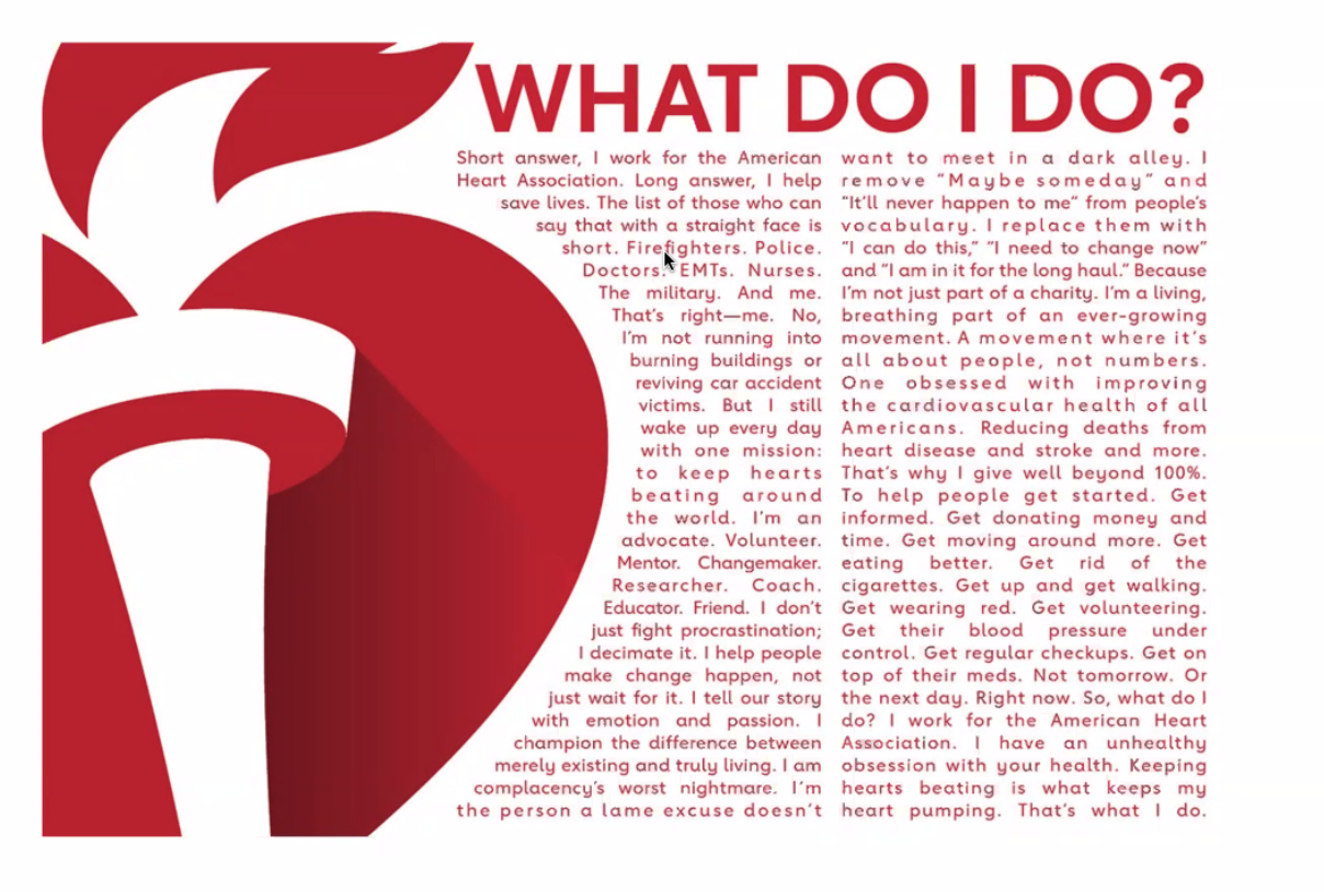 American Heart Association: What Do I Do?