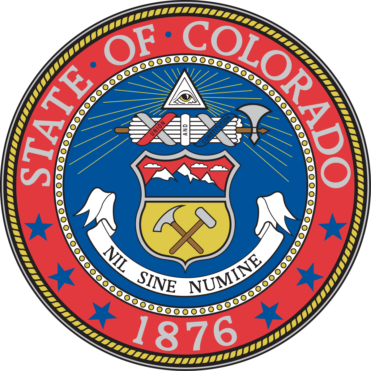 Official seal for the State of Colorado