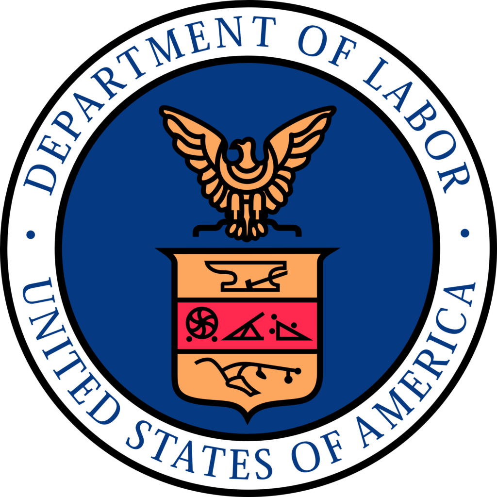 Official Seal for the United States Department of Labor (USDOL)