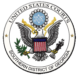Official seal for the United States District Court for the Southern District of Georgia