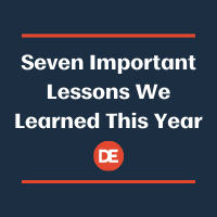 Seven Important Lessons We Learned This Year