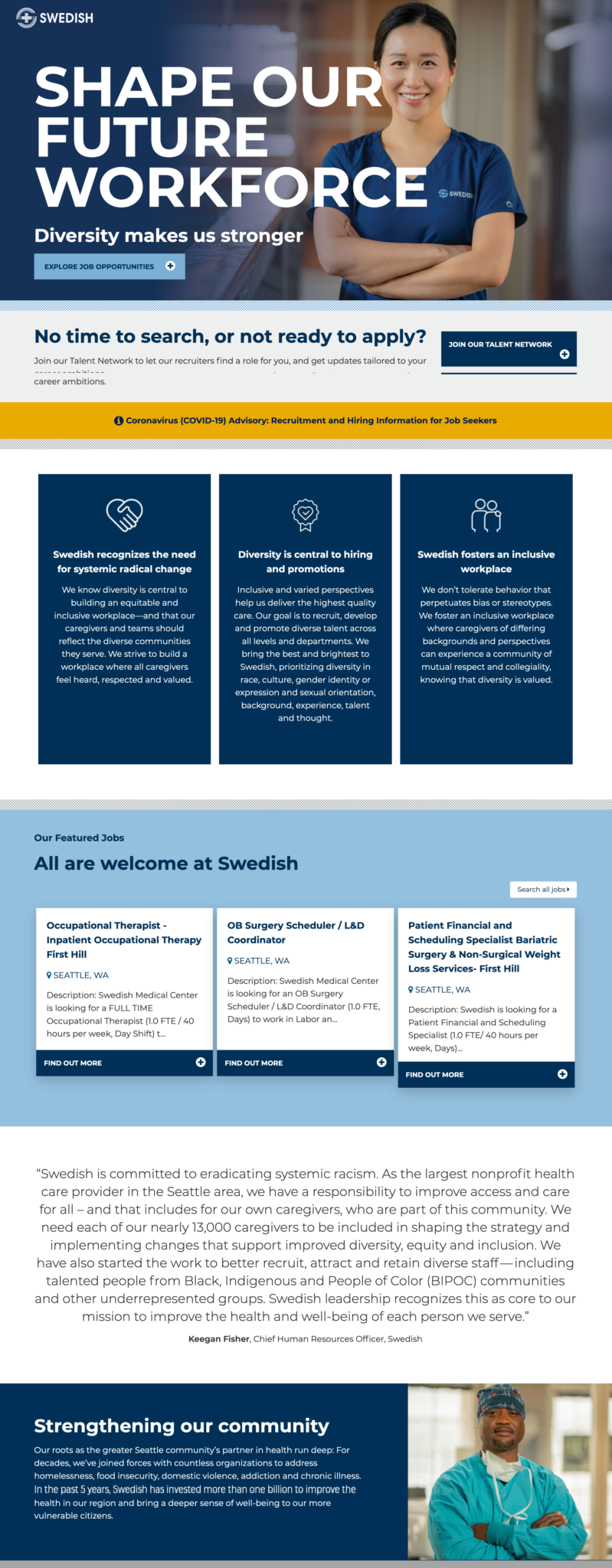 Swedish Diversity & Inclusion Career Site