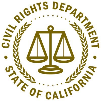 Official seal for the Civil Rights Department of the State of California 