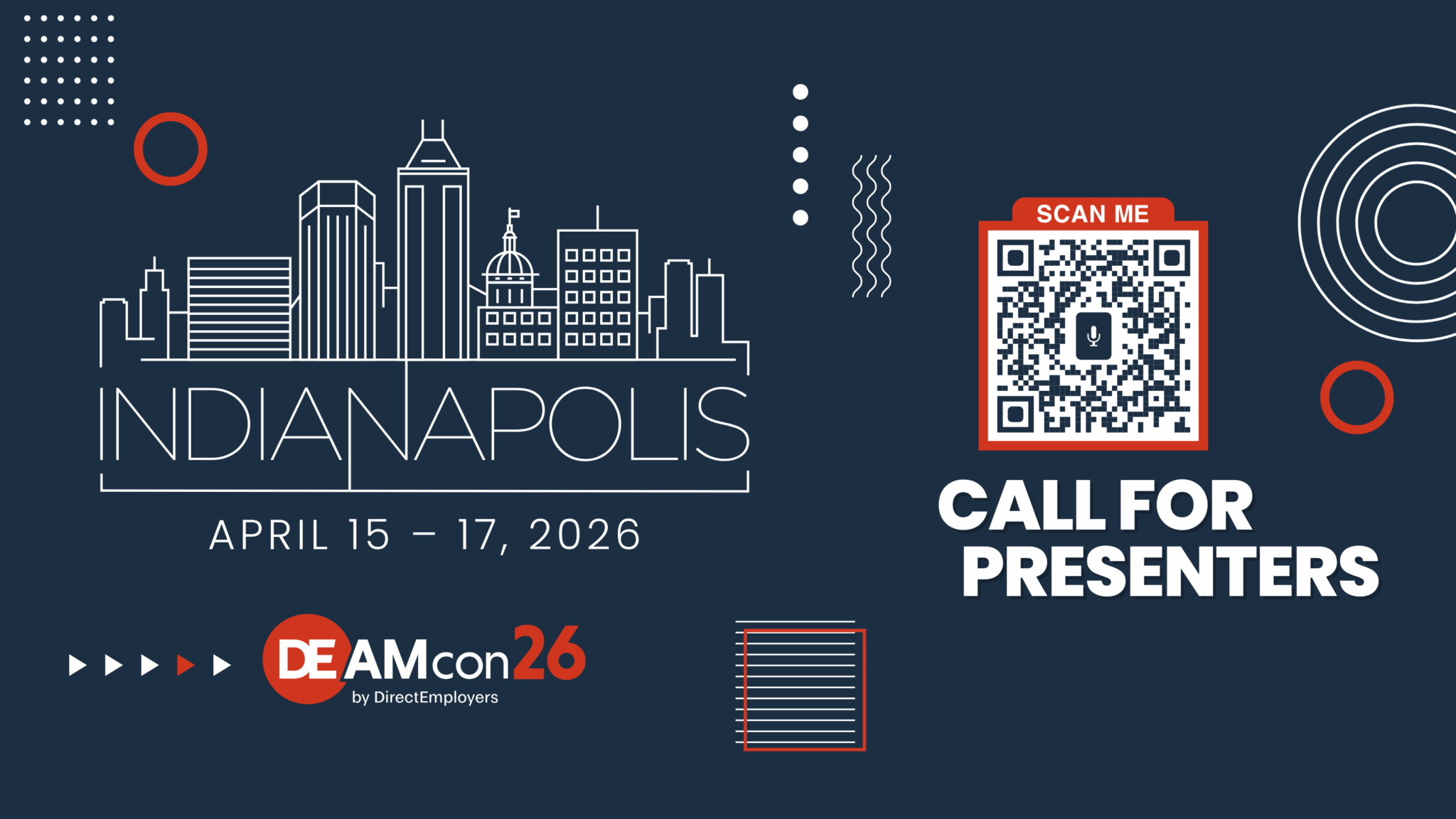 DEAMcon26 Call for Presenter | Indianapolis, IN | April 15-17, 2026