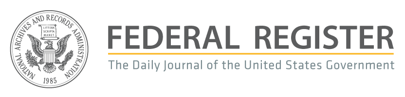 Official logo for the United States Federal Register
