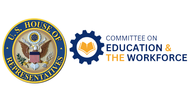 Official seals for the United States House of Representatives and the Committee on Education & the Workforce