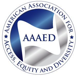 American Association For Access, Equity, and Diversity (AAAED) logo