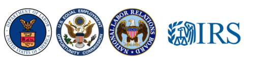 Department of Labor | U.S. Equal Employment Opportunity | National Labor Relations | Internal Revenue Service (IRS)