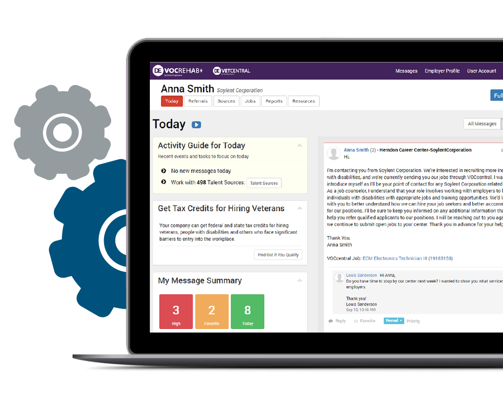 product-vetcentral-direct View of VetCentral Direct platform