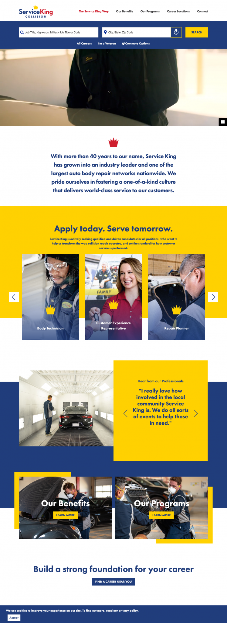 Service King Career Site