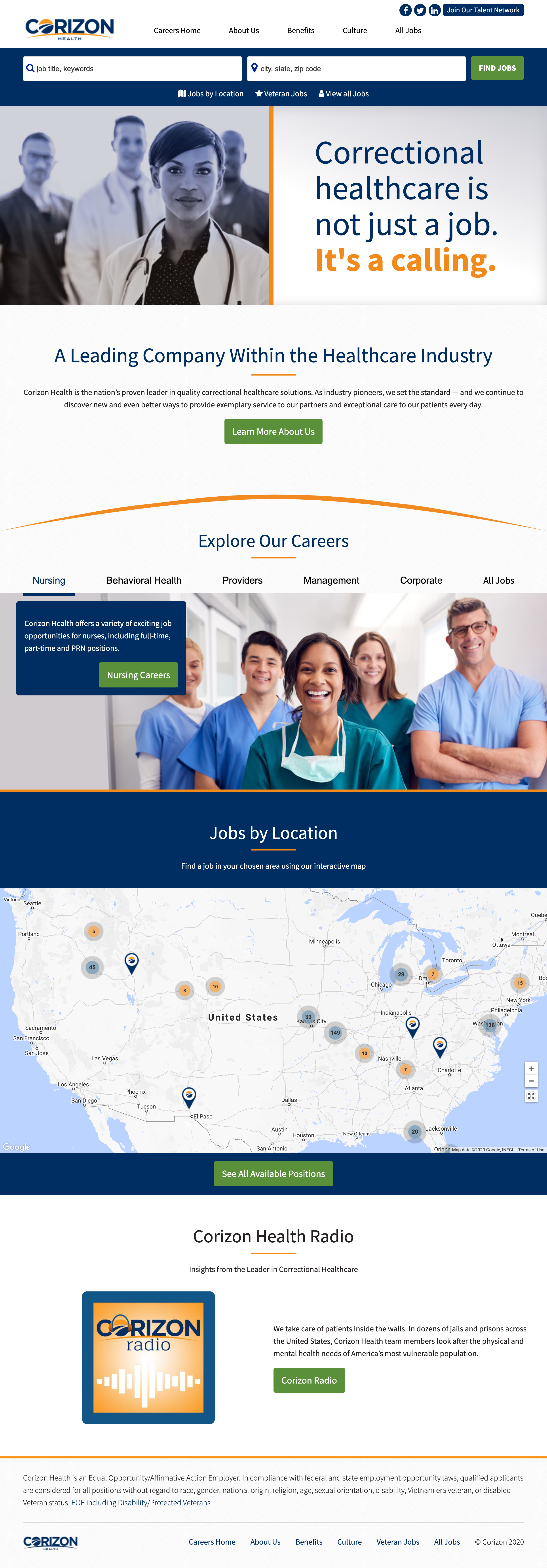 Corizon Health Career Site | Recruit Rooster