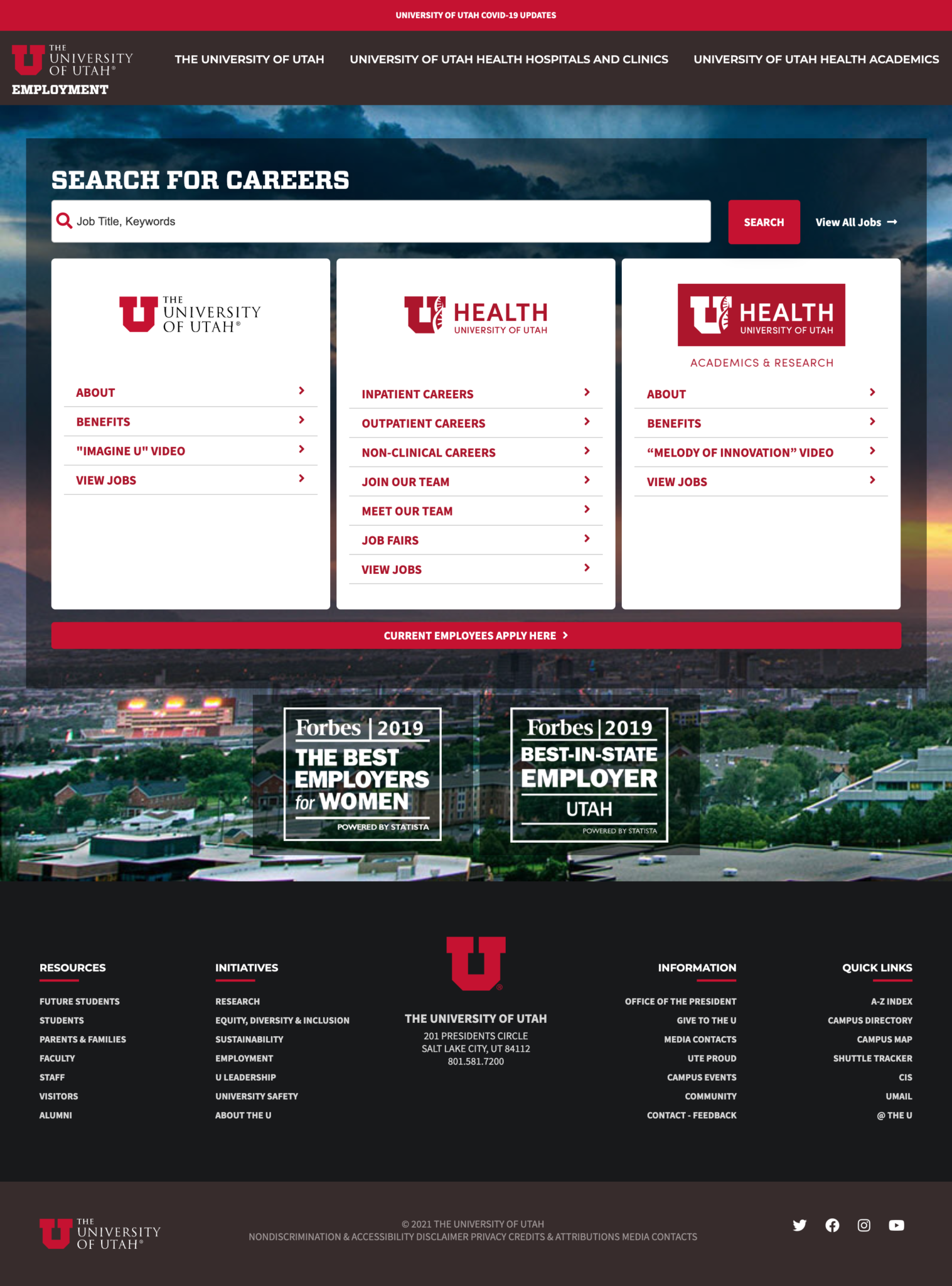 The University of Utah Career Site