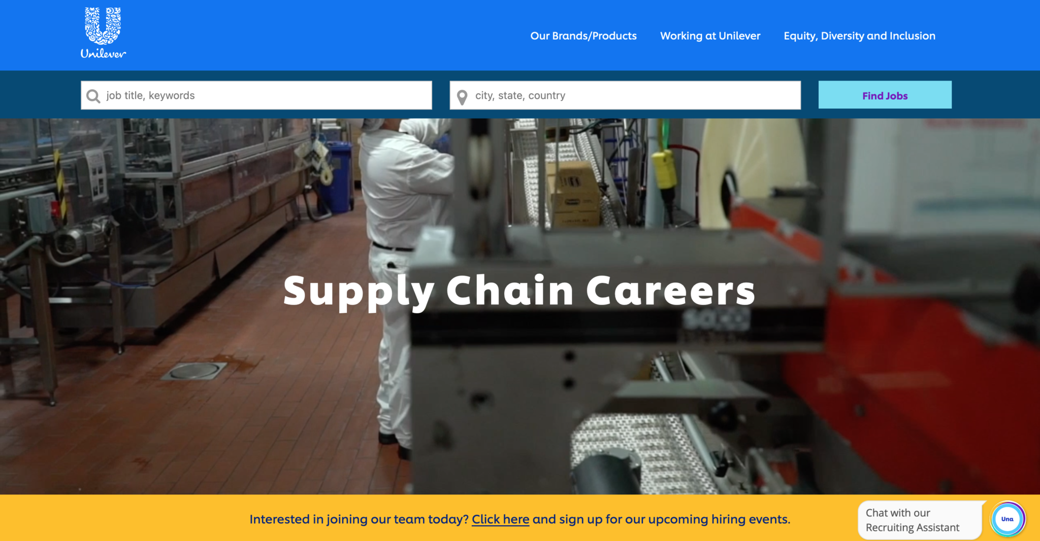 Unilever Supply Chain Careers