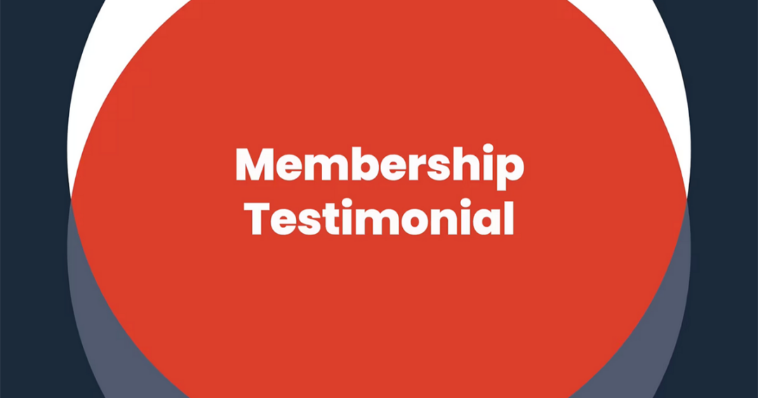 DE Membership Testimonial